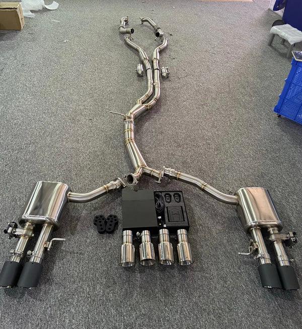 B9/B9.5 S4/S5 TAP Valved Catback Exhaust - Stainless Steel