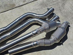 W218 CLS 550/CLS 63 - 200 Cell High Flow Catted Downpipe